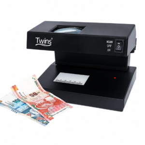 DETECTOR DE BILLETES C/LUPA /LUZ UV /TWINS AR-00560