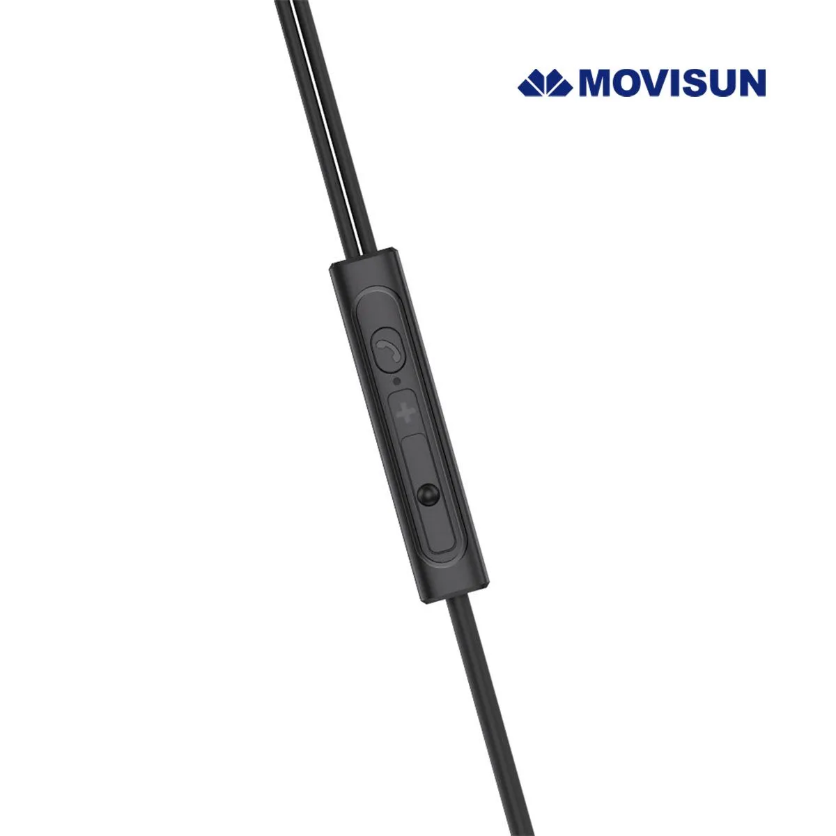 MOVISUN AUDÍFONO IN EAR HANDSFREE CON MICRÓFONO CHACHA B2 NEGRO - Imagen 2