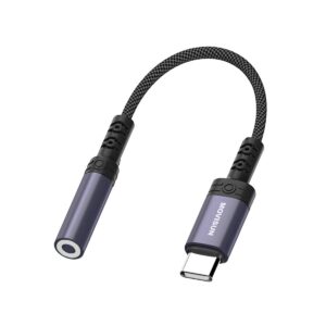 ADAPTADOR DE AUDIO MOVISUN AD35C TIPO-C A JACK 3.5MM NEGRO